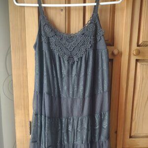 Xhiliration, X-Small, Gray mini party dress